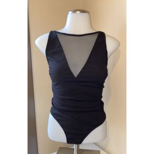 Black Net Bodysuit